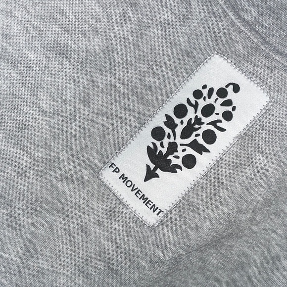 Free People Movement Salt Air Cocoon Hoodie Heather Grey Combo M/L NWT - Picture 10 of 10